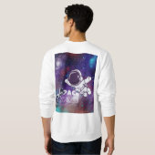 Sweatshirt Les deux astronos latéraux (Dos entier)