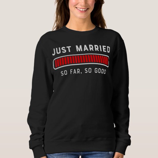 Sweatshirt Les deux Juste Married Newly (Devant)