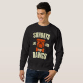 Sweatshirt Les Dimanche Sont Pour Les Chiens Cleveland Ohio (Devant entier)