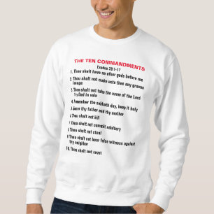 Sweatshirt Les dix commandements