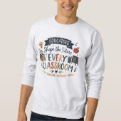 Sweatshirt Les éducateurs façonnent l'avenir (Devant)