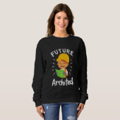 Sweatshirt Les Enfants Architect Future Architecture Cad Engi (Devant entier)