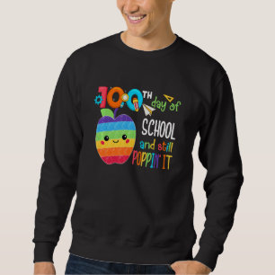 Sweatshirt Les Enfants Poussent Mon Chemin À Travers 100 Jour
