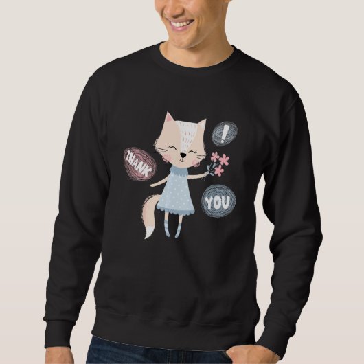 Sweatshirt Les enfants remercient le renard (Devant)