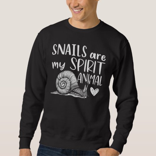 Sweatshirt Les Escargots Sont Mon Esprit Animaux Chaussures V (Devant)