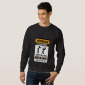 Sweatshirt Les femmes avertissent d'éviter les blessures ne d (Devant entier)