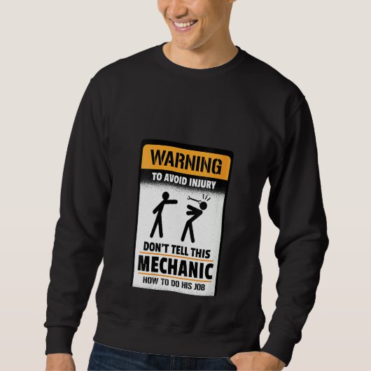 Sweatshirt Les femmes avertissent d'éviter les blessures ne d (Devant)