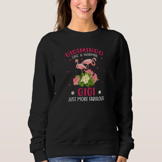 Sweatshirt Les femmes Gigimingo comme un Gigi normal juste pl (Devant)