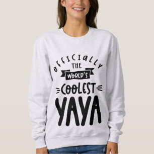 Sweatshirt Les femmes le plus frais du monde Yaya Grandma cad