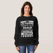Sweatshirt les femmes nait tous égales les mieux ALISON (Devant entier)