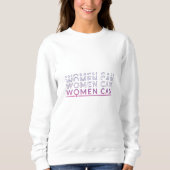 Sweatshirt Les femmes peuvent (Devant)