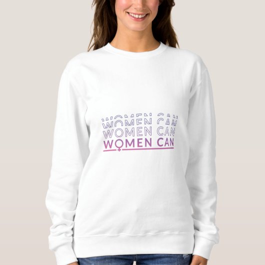 Sweatshirt Les femmes peuvent (Devant)