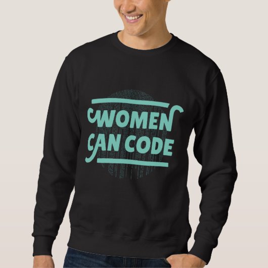 Sweatshirt Les femmes peuvent Code (Devant)