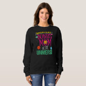 Sweatshirt Les Femmes Plus Grand Bonus Maman Dans L'Espace Un (Devant entier)
