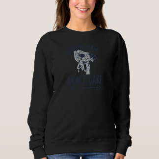 Sweatshirt Les femmes se lèvent les cheveux ne se soucient pa