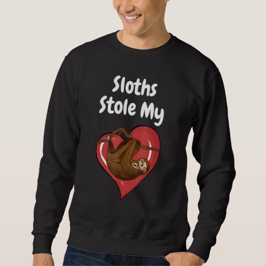 Sweatshirt Les fentes me volent le coeur - Citation de fentes (Devant)