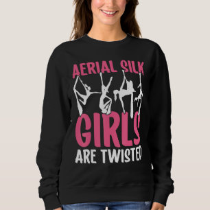 Sweatshirt Les Filles de Soie Aérienne Sont des Aérialistes T