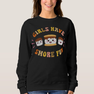 Sweatshirt Les Filles Ont S'more Drôle Kawaii Camping Smores