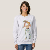 SWEATSHIRT LES FILLES SERONT DES FILLES (Devant entier)