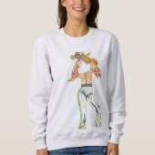 SWEATSHIRT LES FILLES SERONT DES FILLES (Devant)