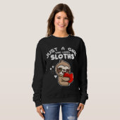Sweatshirt Les Filles Un Juste Qui L'Animal Aime (Devant entier)