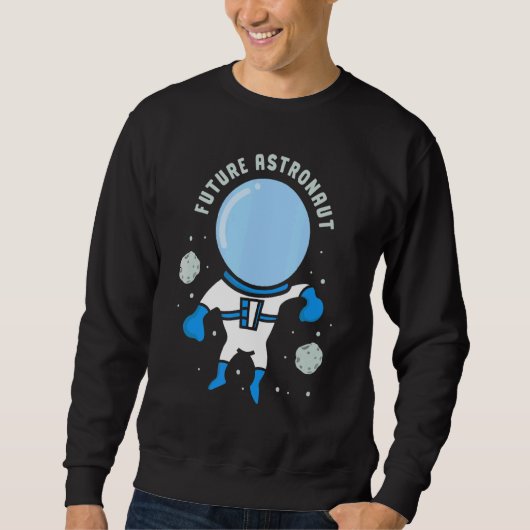 Sweatshirt Les futures planètes d'astronomie spatiale de fusé (Devant)
