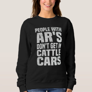 Sweatshirt Les Gens Sarcastiques Avec Des Ar N'Entrent Pas Da