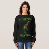 Sweatshirt Les girafes sont réelles (Devant entier)