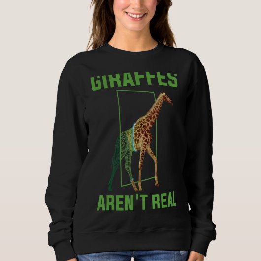 Sweatshirt Les girafes sont réelles (Devant)