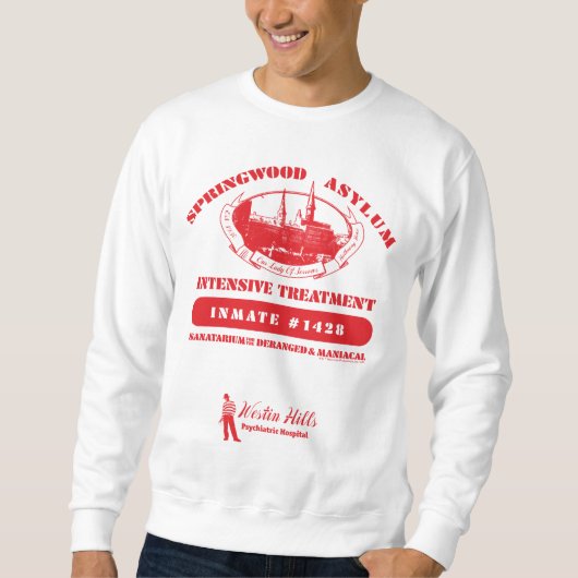 Sweatshirt Les Griffes de la nuit | Springwood Asylum (Devant)