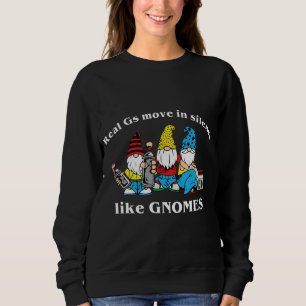 Sweatshirt Les Gs Réels Se Déplacent Dans Le Silence Comme Le