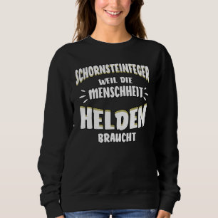 Sweatshirt Les Hommes Chimney Balayent En Disant Des Héros