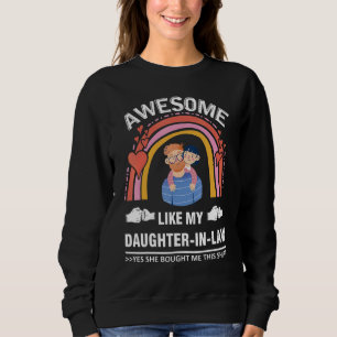 Sweatshirt Les Hommes Étonnants Comme Ma Fille En Droit Paren