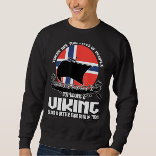 Sweatshirt Les hommes il y a deux types de personnes mais avo