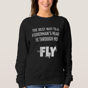 Sweatshirt Les Hommes La Meilleure Façon D'Atteindre Le Coeur