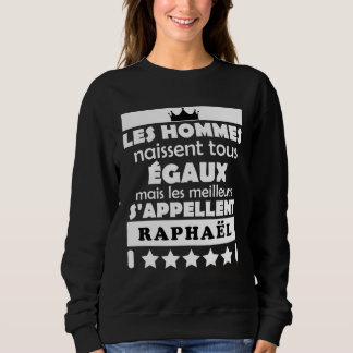 Sweatshirt les hommes naissent tous égaux mais les meilleurs