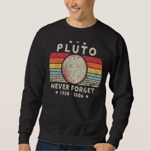 Sweatshirt Les hommes n'oublient jamais Pluton Planète Espace