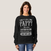 Sweatshirt Les Hommes Qu'On M'Appelle Pappy Parce Que Partena (Devant entier)