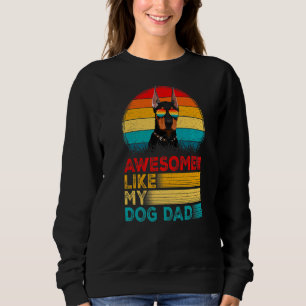 Sweatshirt Les Hommes Vintage Awesome Comme Mon Doberman Papa