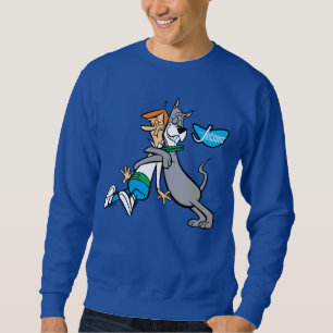Sweatshirt Les Jetsons George & Astro Hug