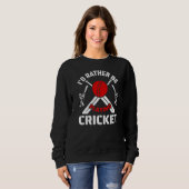 Sweatshirt Les joueurs de cricket Les joueurs de cricket Les (Devant entier)