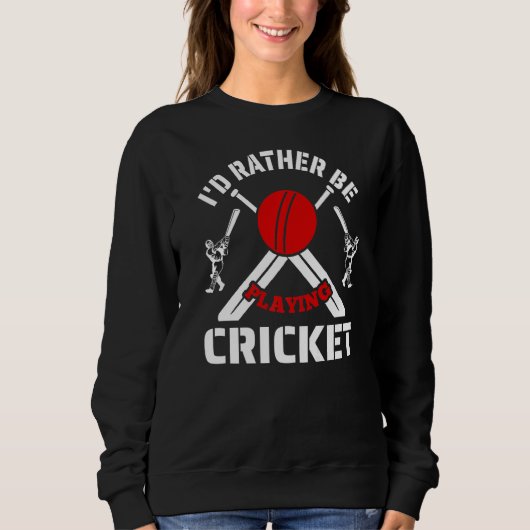 Sweatshirt Les joueurs de cricket Les joueurs de cricket Les (Devant)