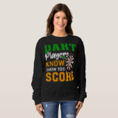 Sweatshirt Les Joueurs De Dart Sont Score (Devant entier)