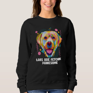 Sweatshirt Les Labradors sont drôles d'humour de Labrador Ret