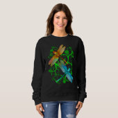 Sweatshirt Les libellules dans le jardin (Devant entier)