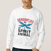 Sweatshirt Les libellules sont mon esprit animal (Devant)