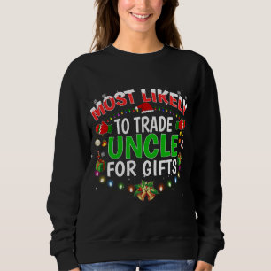 Sweatshirt Les Lumières De Noël De L'Oncle Du Père Noël Les P