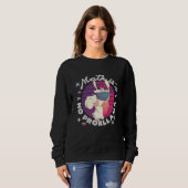 Sweatshirt Les maths c'est pas un probLlama (Devant entier)