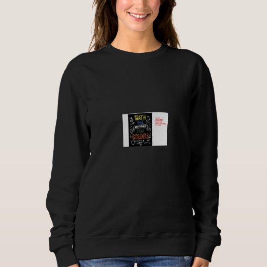 Sweatshirt Les Maths Le Seul Sujet Qui Compte Les Maths Ensei (Devant)