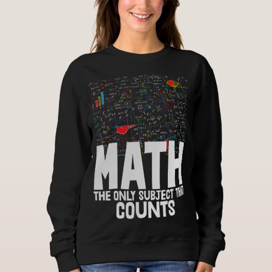 Sweatshirt Les Maths Le Seul Sujet Qui Compte Toddler Mathlet (Devant)